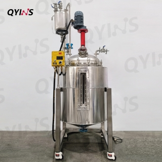 適用超低溫加保溫層/雙層防爆150L不銹鋼反應釜 