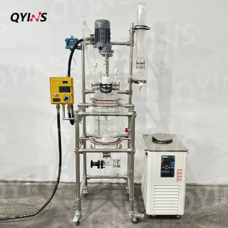 高真空防爆冷凝回流10L防爆固液分離過濾反應釜