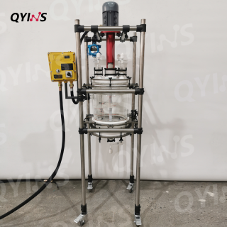 鈦材框架耐腐蝕強(qiáng)度高20L玻璃過濾反應(yīng)釜